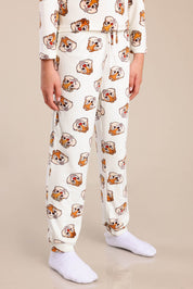 FOX בנות אחר פיג'מה קטיפה ממותגת דיסני פיג'מה קטיפה ממותגת דיסני