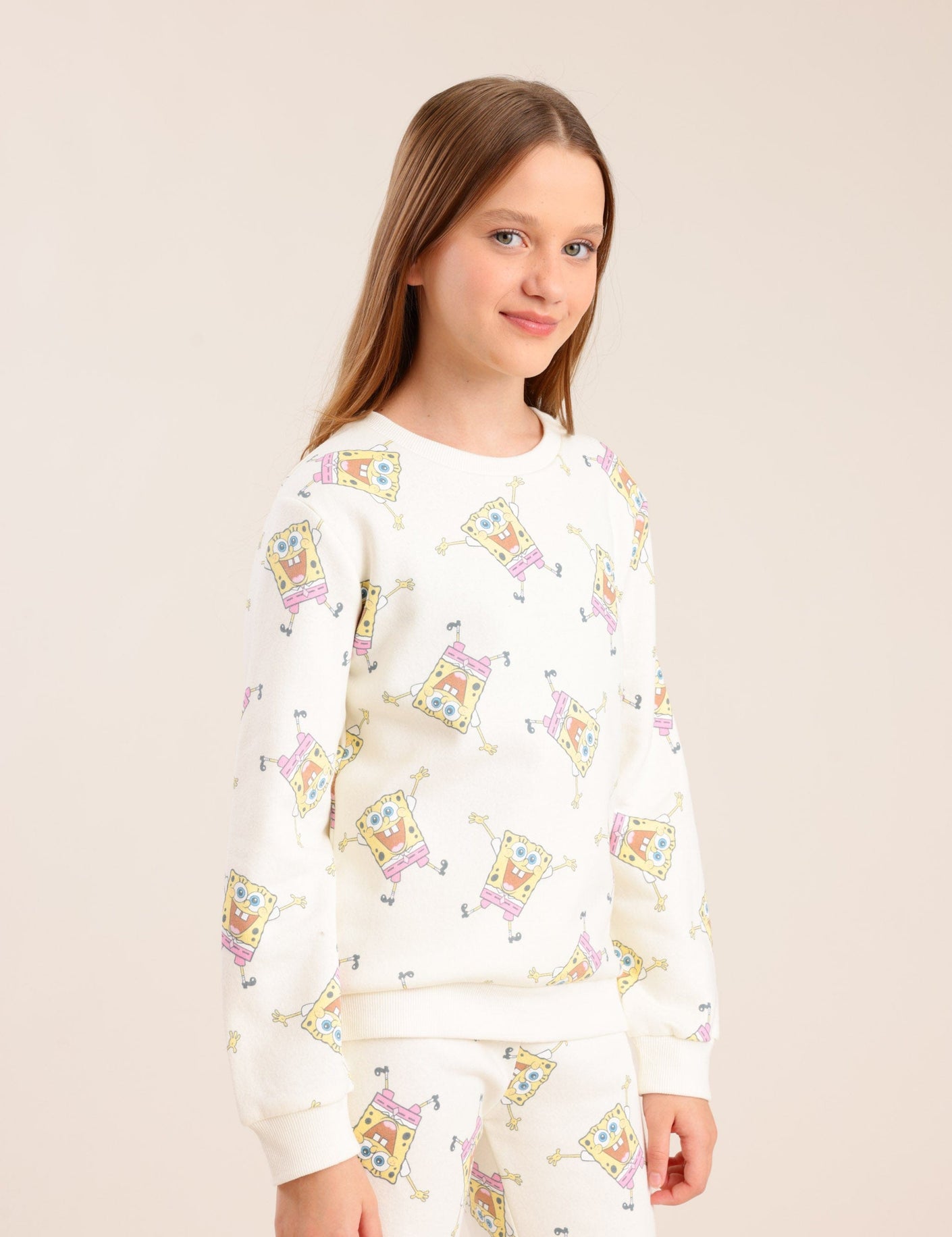 FOX בנות אחר פיג'מה ממותגת בוב ספוג פיג'מה ממותגת בוב ספוג