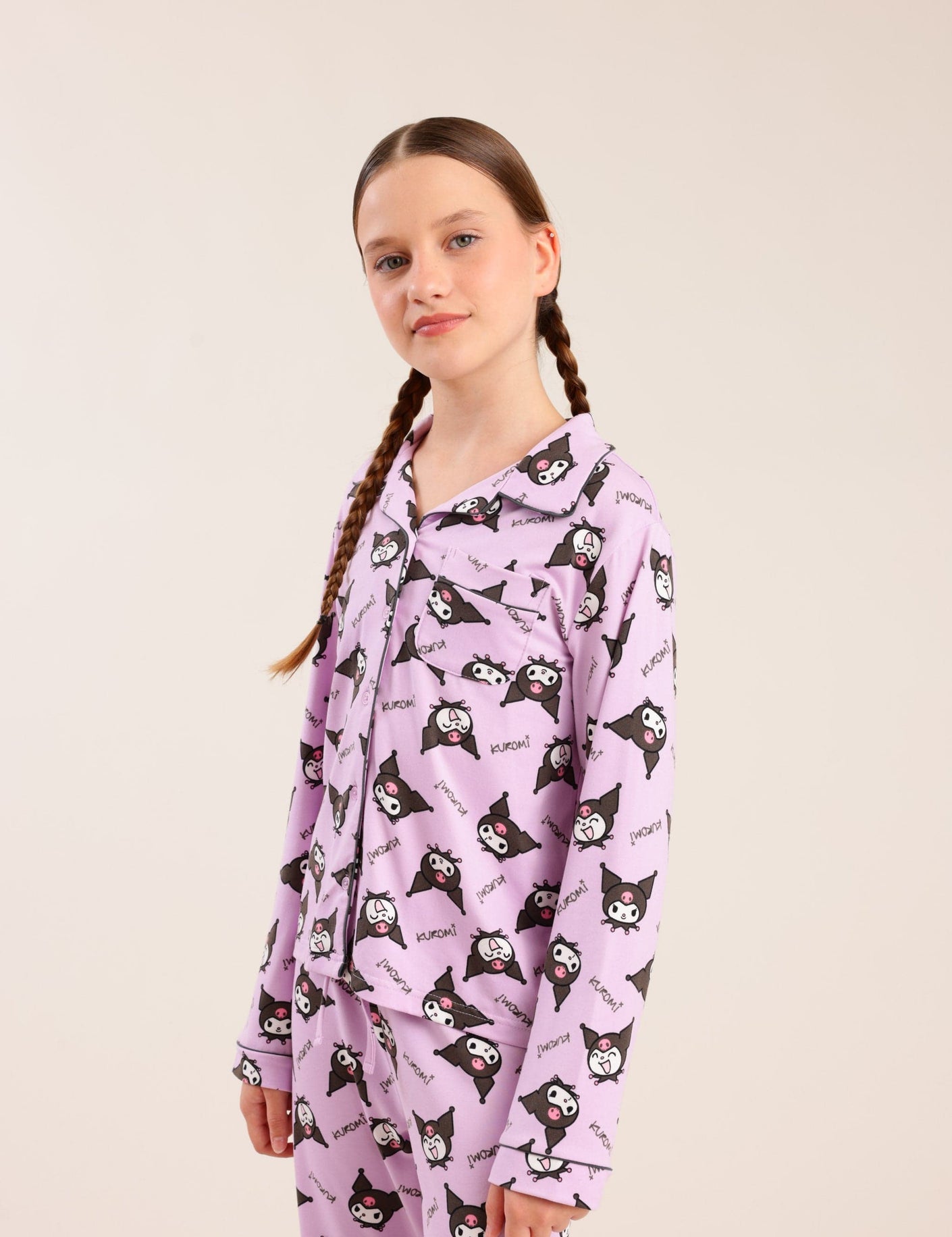 FOX בנות אחר פיג'מה ממותגת הלו קיטי וחברים פיג'מה ממותגת הלו קיטי וחברים