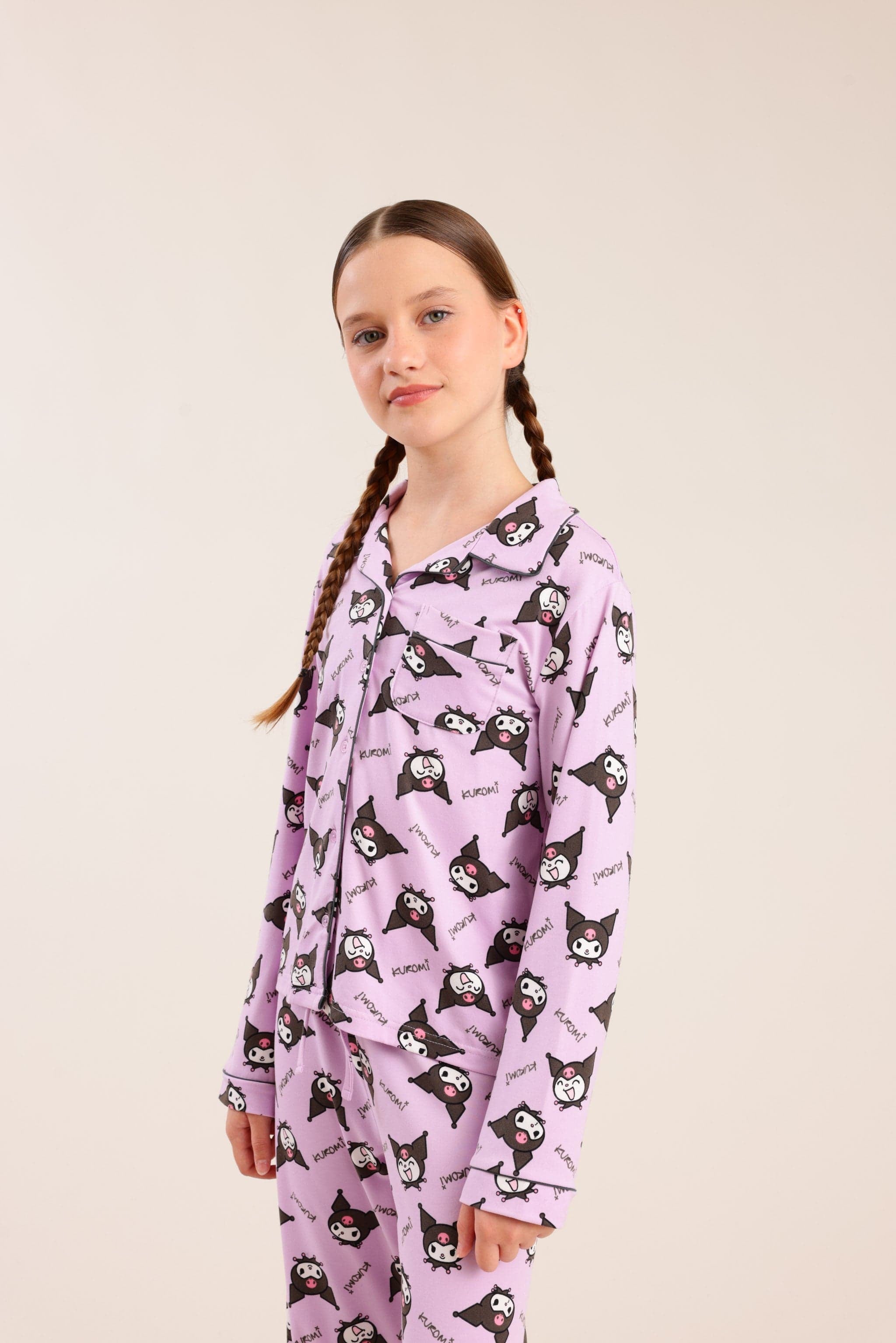 FOX בנות אחר פיג'מה ממותגת הלו קיטי וחברים פיג'מה ממותגת הלו קיטי וחברים