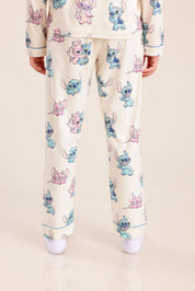 FOX בנות אחר פיג'מה ממותגת סטיץ' פיג'מה ממותגת סטיץ'