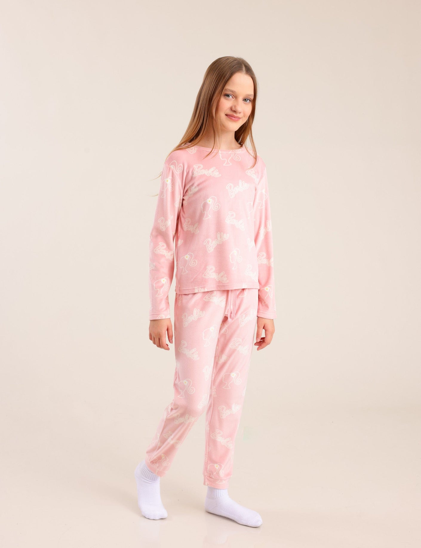 FOX בנות אחר פיג'מה ממותגת ברבי פיג'מה ממותגת ברבי