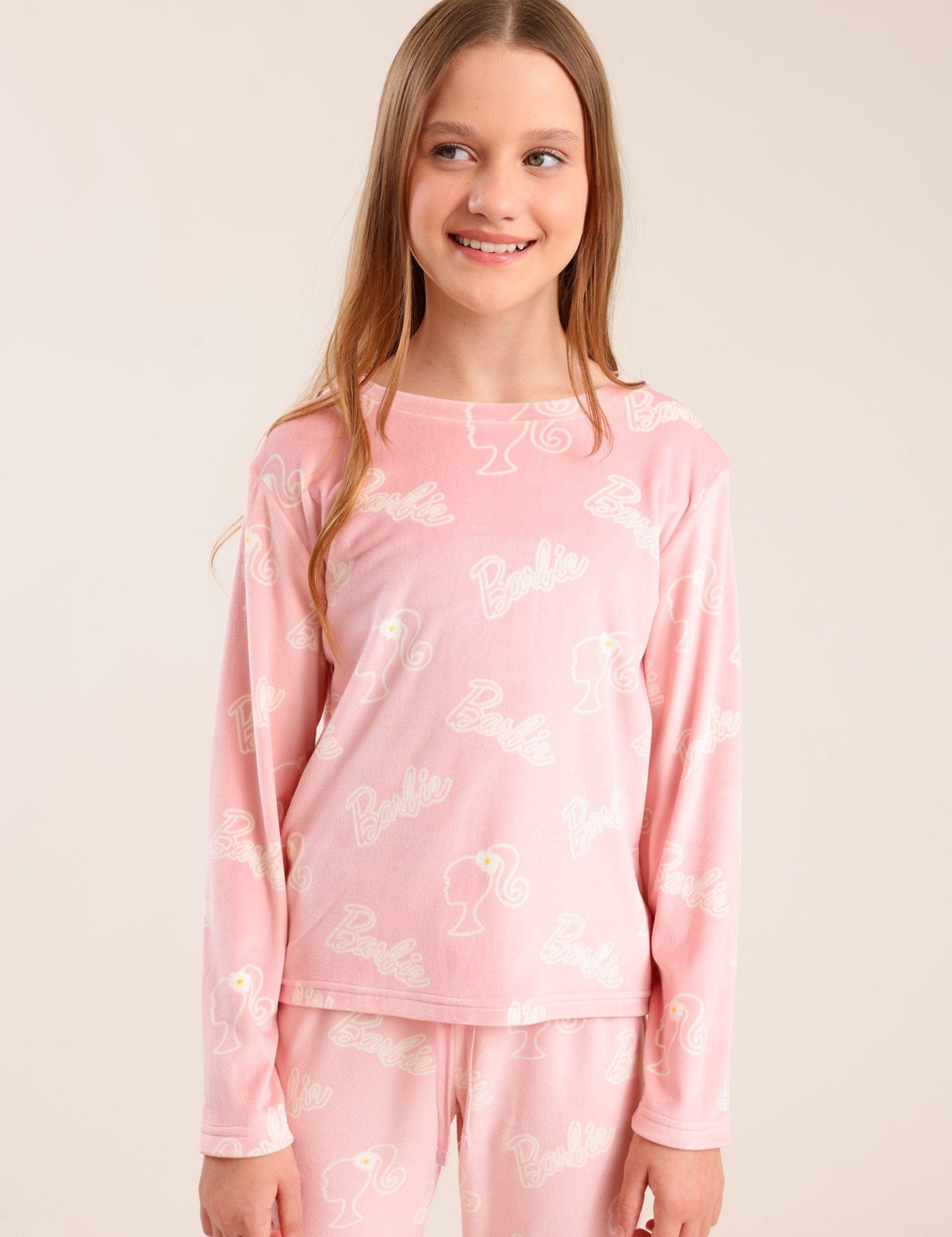 FOX בנות אחר פיג'מה ממותגת ברבי פיג'מה ממותגת ברבי