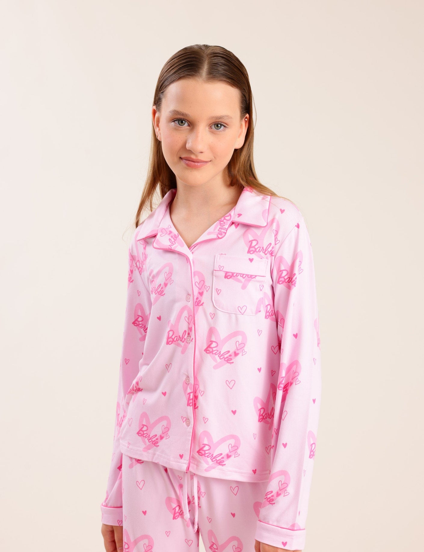 FOX בנות אחר פיג'מה ממותגת ברבי פיג'מה ממותגת ברבי