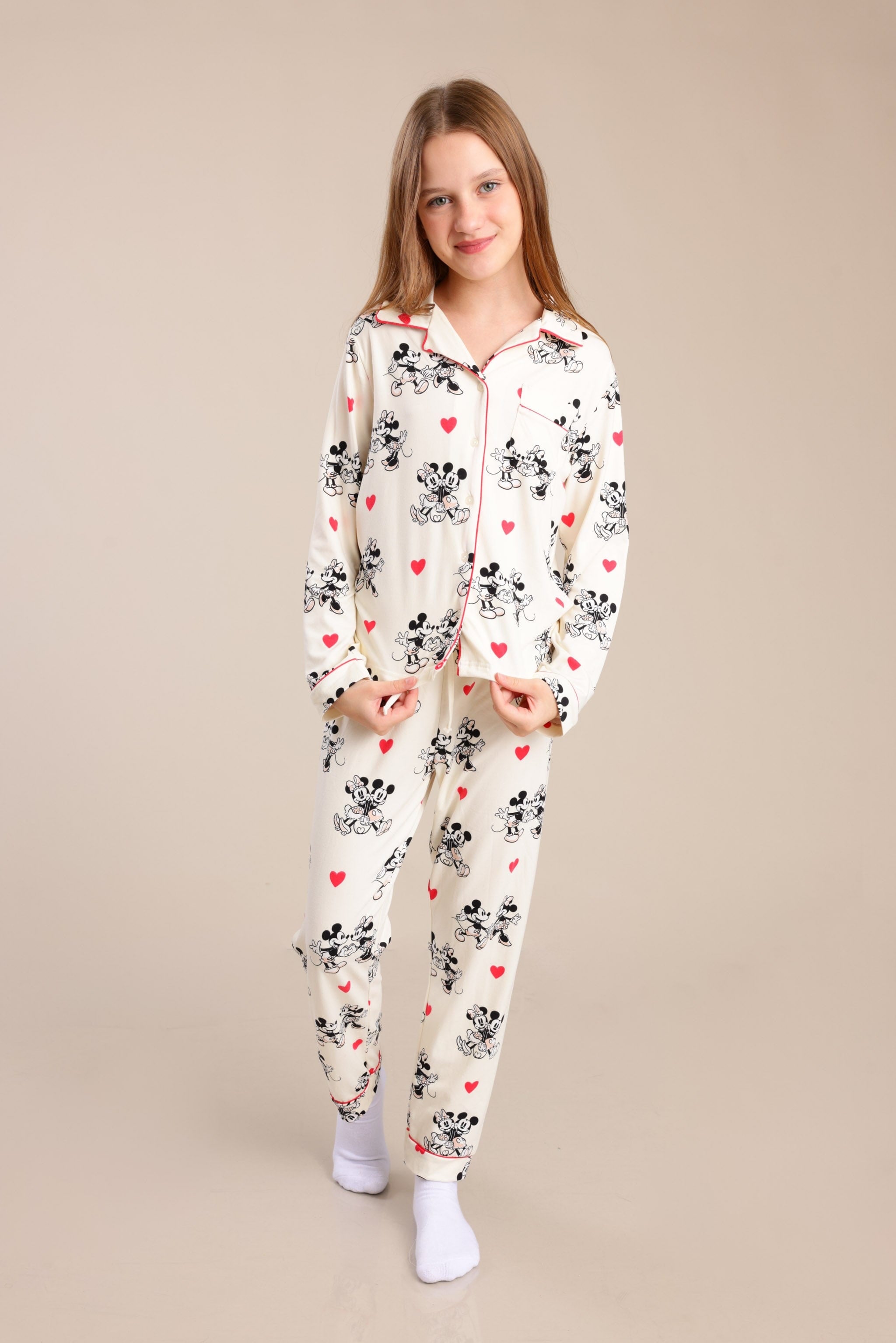 FOX בנות אחר פיג'מה ממותגת מיני&מיקי מאוס פיג'מה ממותגת מיני&מיקי מאוס