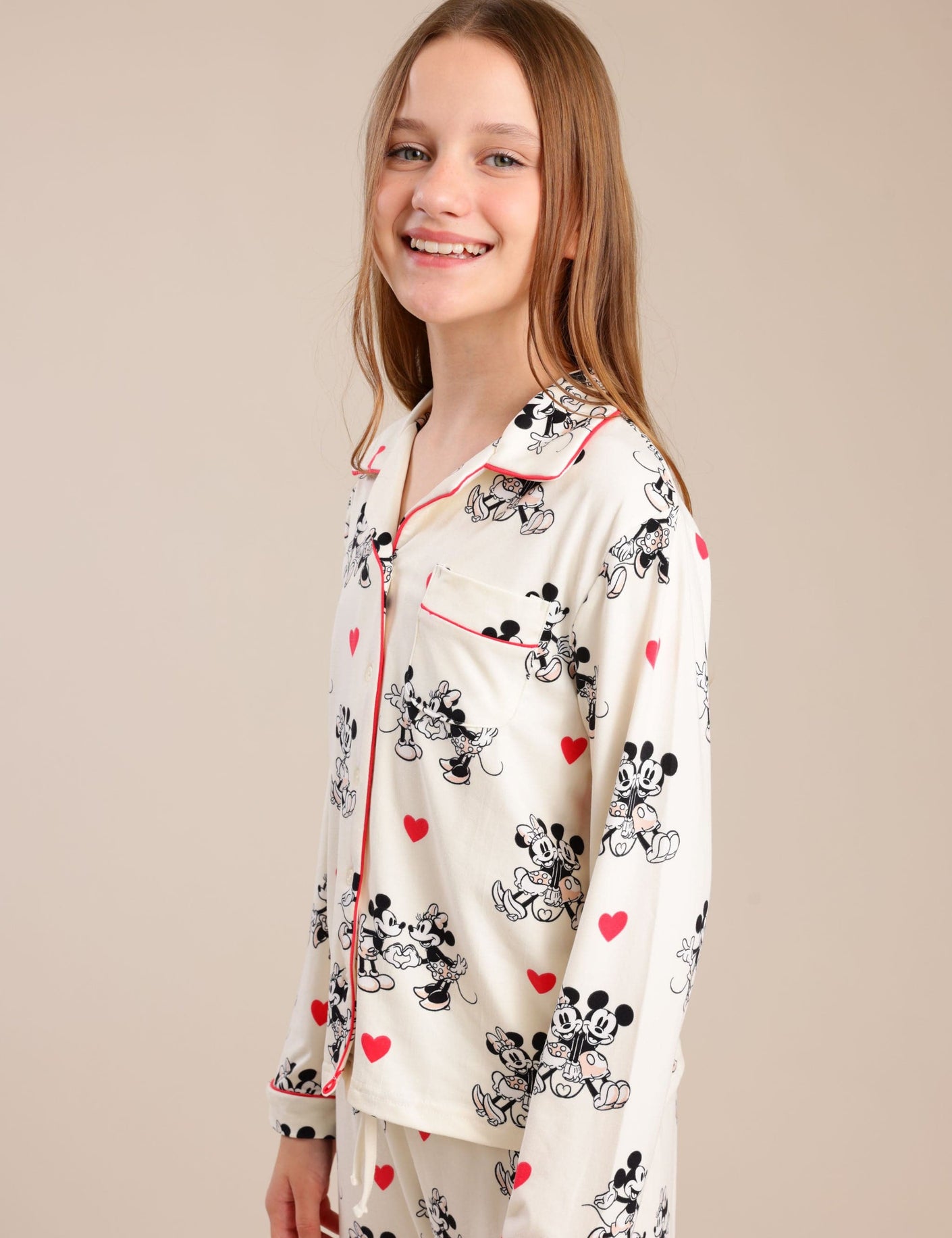 FOX בנות אחר פיג'מה ממותגת מיני&מיקי מאוס פיג'מה ממותגת מיני&מיקי מאוס