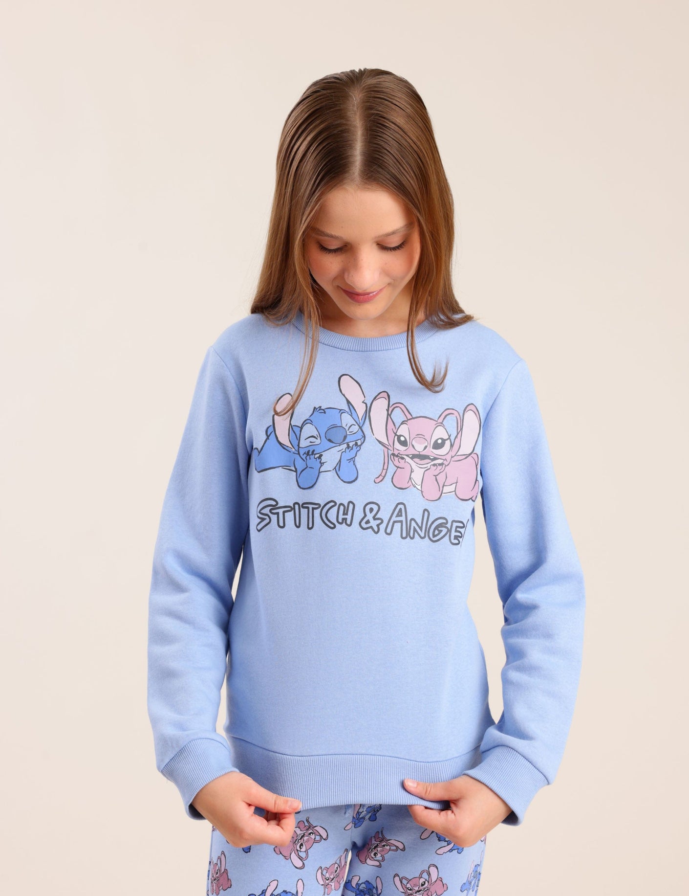 FOX בנות אחר פיג'מה ממותגת סטיץ' פיג'מה ממותגת סטיץ'