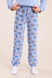 FOX בנות אחר פיג'מה ממותגת סטיץ' פיג'מה ממותגת סטיץ'