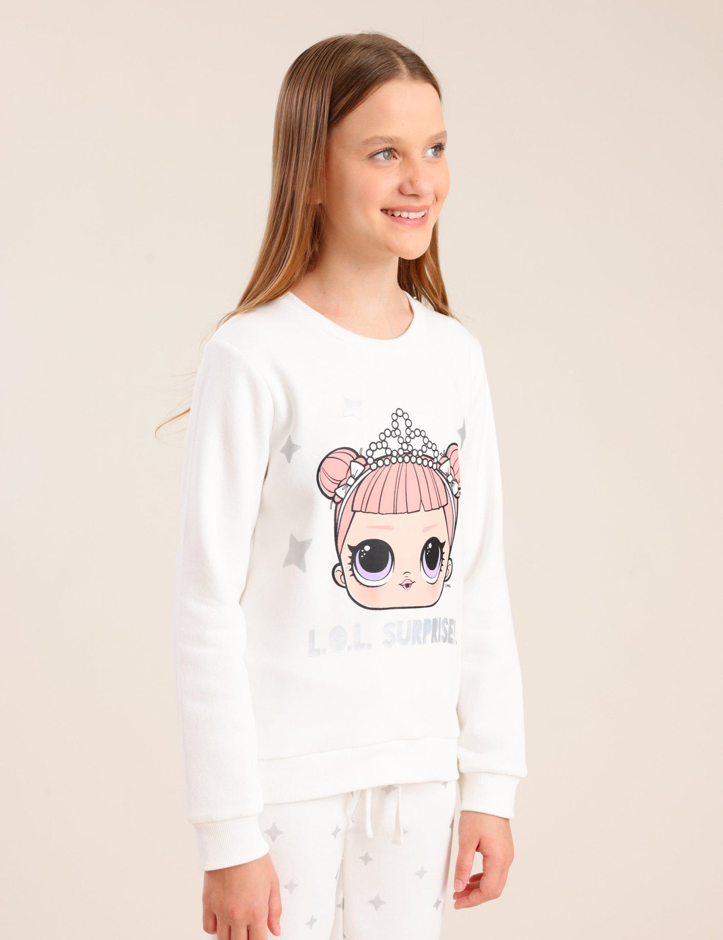 FOX בנות אחר פיג'מה פוטר ממותגת LOL פיג'מה פוטר ממותגת LOL