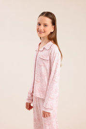 FOX בנות אחר פיג'מה ממותגת סטיץ' פיג'מה ממותגת סטיץ'