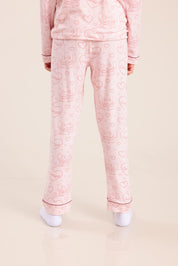 FOX בנות אחר פיג'מה ממותגת סטיץ' פיג'מה ממותגת סטיץ'