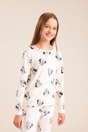 FOX בנות אחר פיג'מה קטיפה ממותגת דיסני MINIME פיג'מה קטיפה ממותגת דיסני MINIME