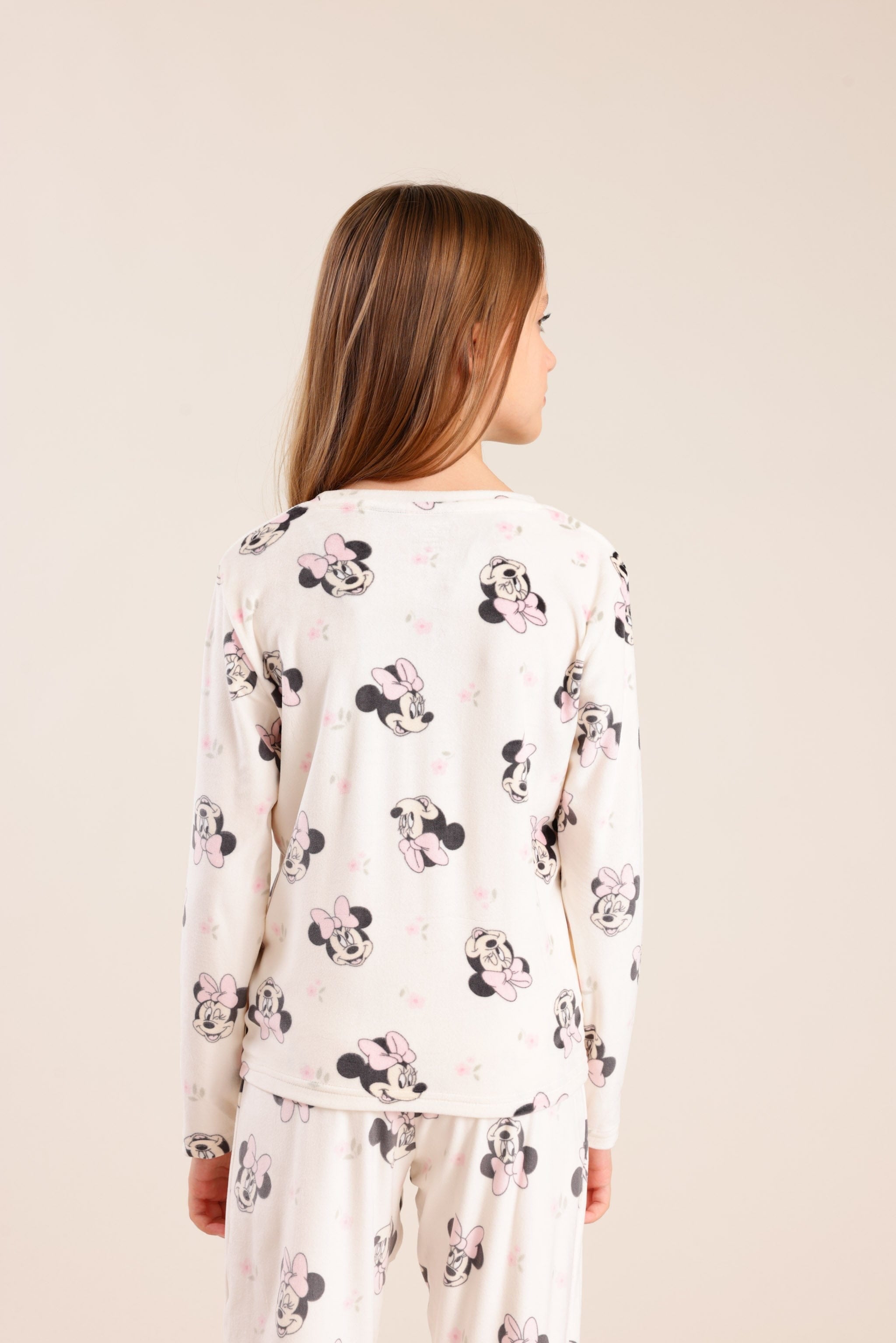 FOX בנות אחר פיג'מה קטיפה ממותגת דיסני MINIME פיג'מה קטיפה ממותגת דיסני MINIME