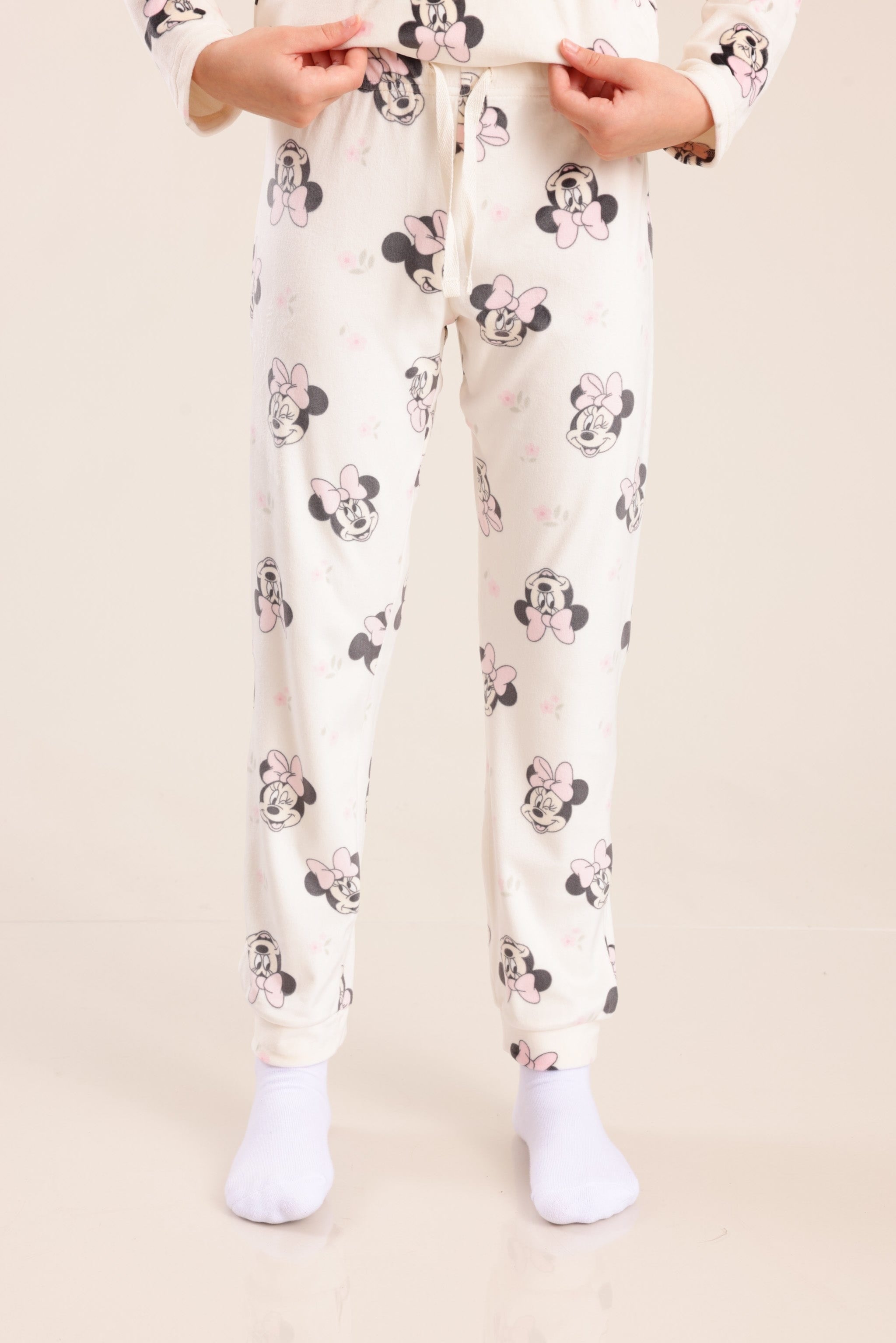 FOX בנות אחר פיג'מה קטיפה ממותגת דיסני MINIME פיג'מה קטיפה ממותגת דיסני MINIME