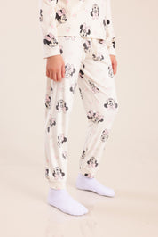 FOX בנות אחר פיג'מה קטיפה ממותגת דיסני MINIME פיג'מה קטיפה ממותגת דיסני MINIME