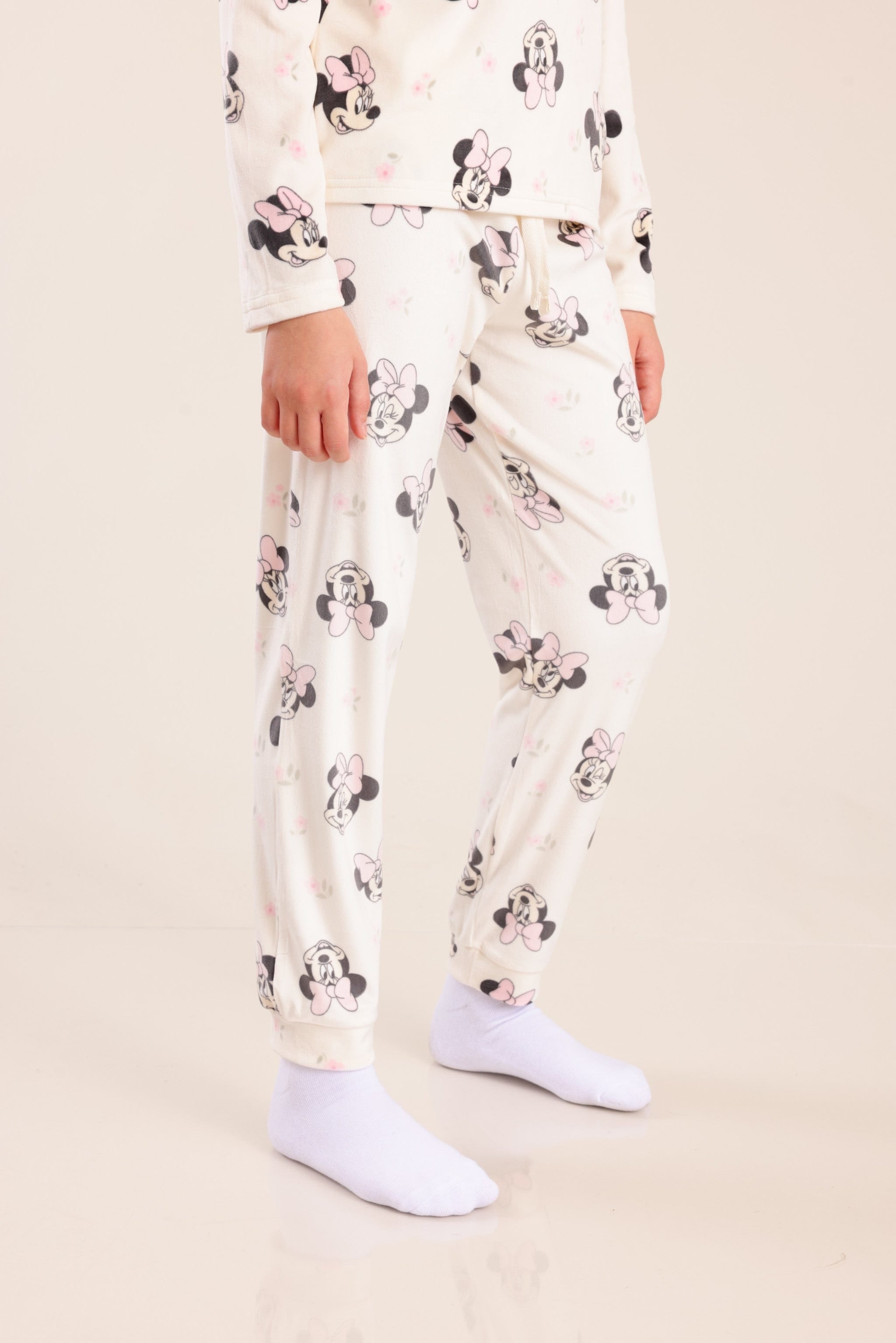 FOX בנות אחר פיג'מה קטיפה ממותגת דיסני MINIME פיג'מה קטיפה ממותגת דיסני MINIME