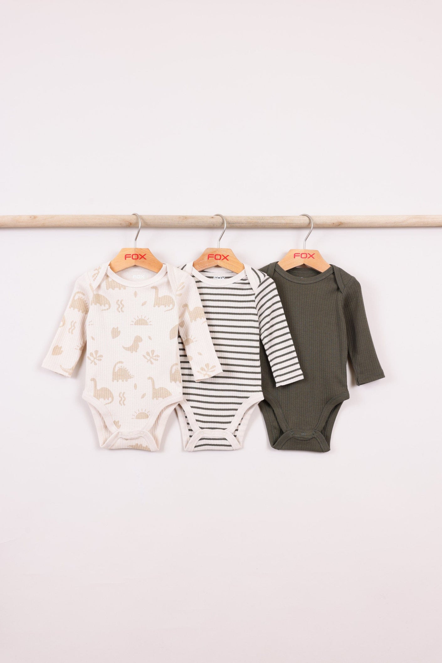 FOX FOX אחר בגדי גוף עם דפוס 3 במארז בגדי גוף עם דפוס 3 במארז