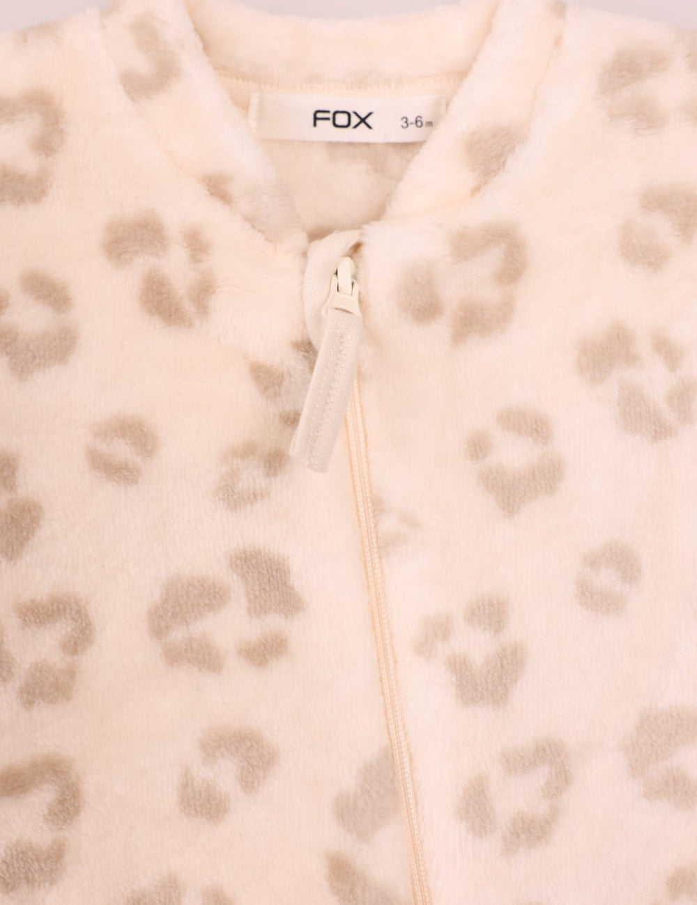 FOX N.B בנות אחר אוברול פליז עם הדפס אוברול פליז עם הדפס