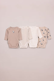 FOX N.B בנים אחר בגדי גוף 4 במארז בגדי גוף 4 במארז