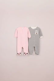 FOX N.B בנות אחר מארז 2 אוברול ממותג מיני מאוס דיסני מארז 2 אוברול ממותג מיני מאוס דיסני