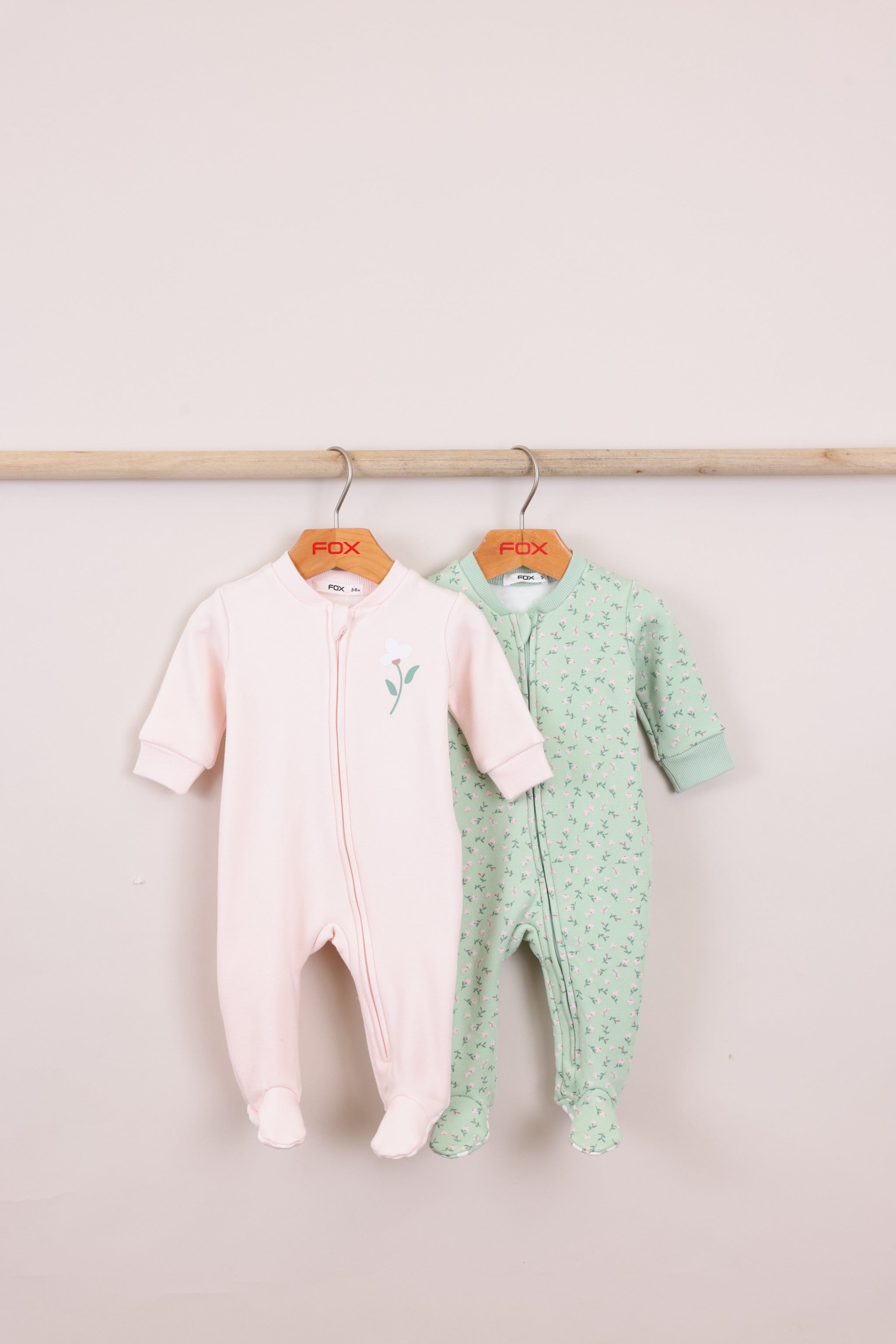 FOX תינוקות בנות אחר מארז אוברול מארז אוברול