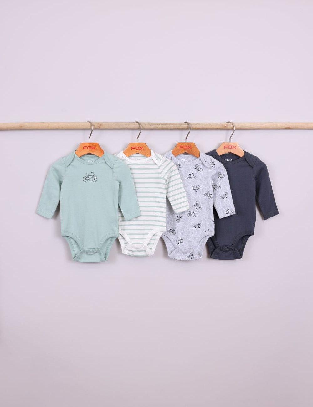 FOX NB אחר מארז 4 בגדי גוף מעטפת מארז 4 בגדי גוף מעטפת