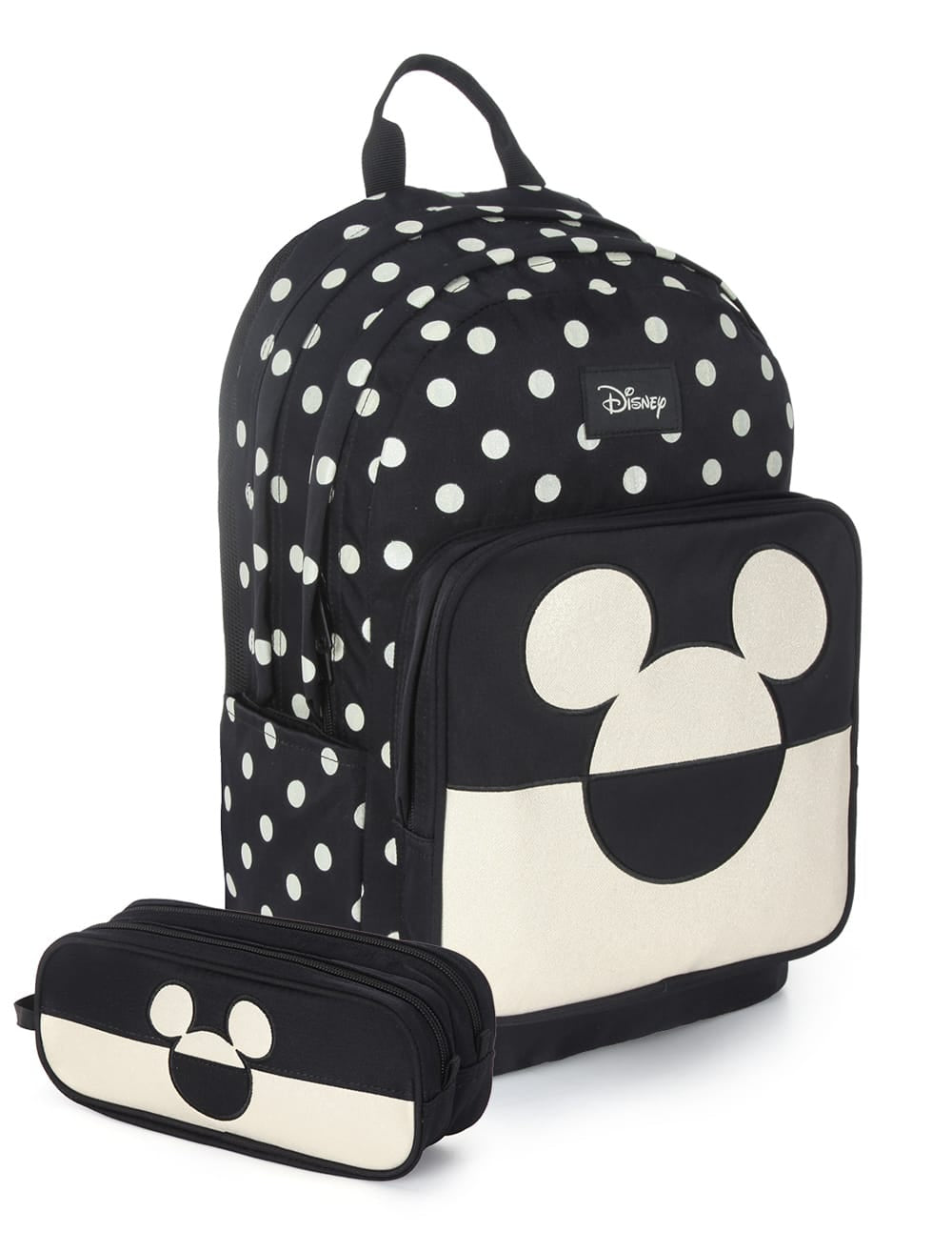 תיק+קלמר Disney Glitters Mickey