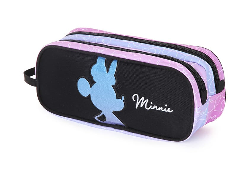 תיק+קלמר Disney Purple Minnie