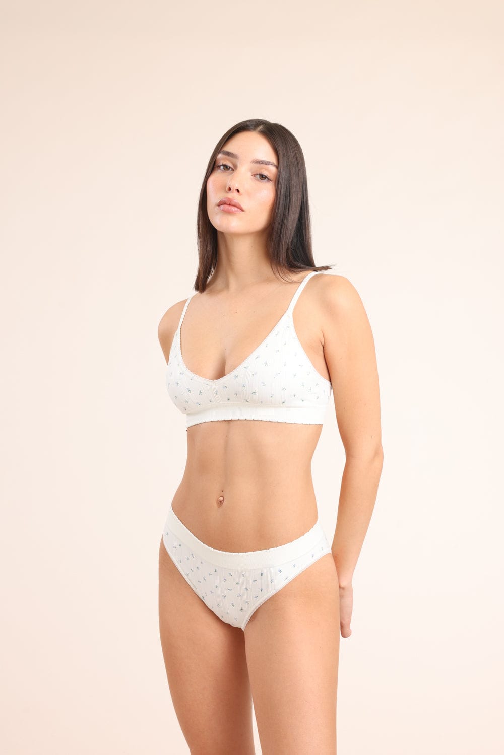 FOX נשים גופיה גוזייה מרופדת נשים וי גוזייה מרופדת נשים וי