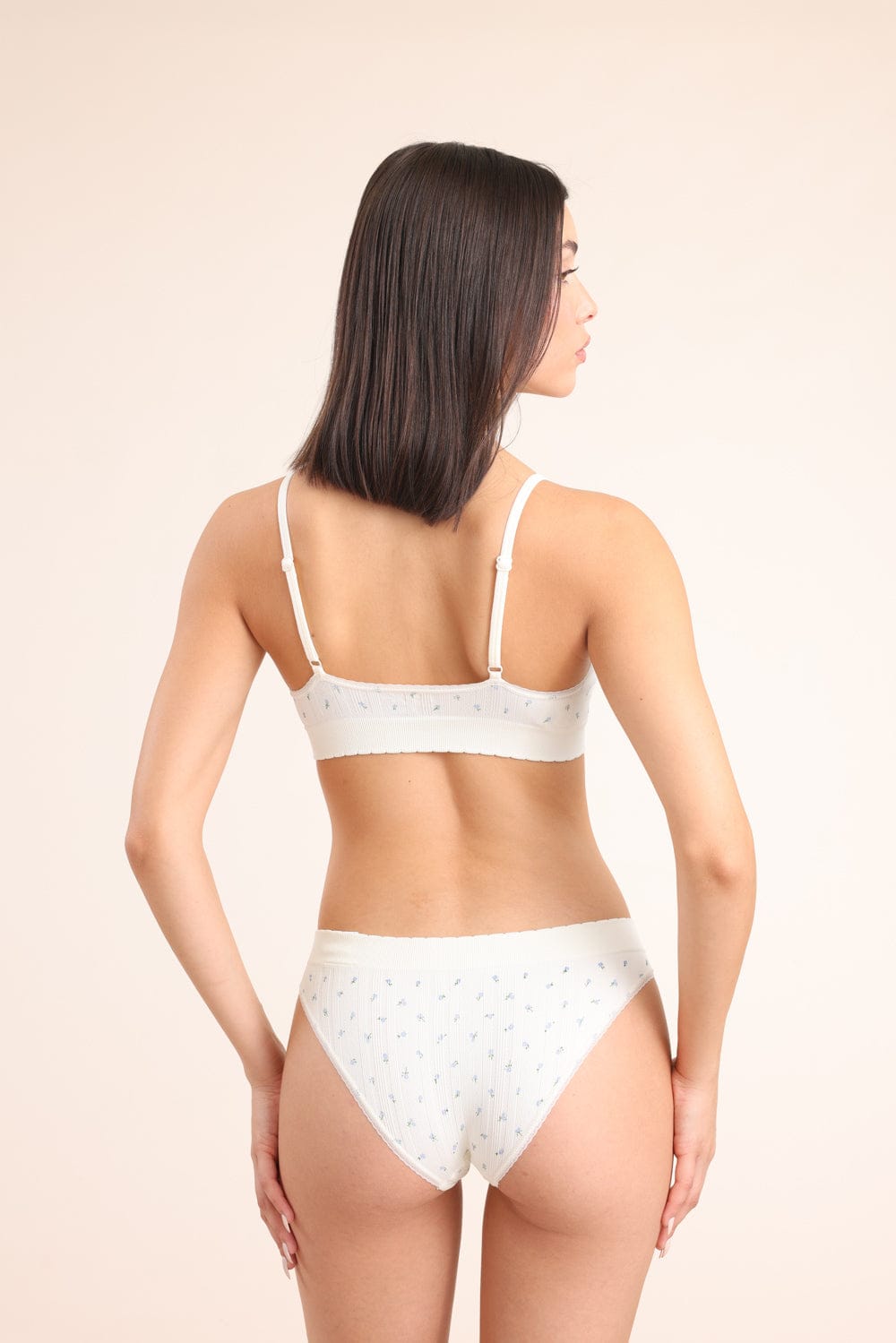 FOX נשים גופיה גוזייה מרופדת נשים וי גוזייה מרופדת נשים וי