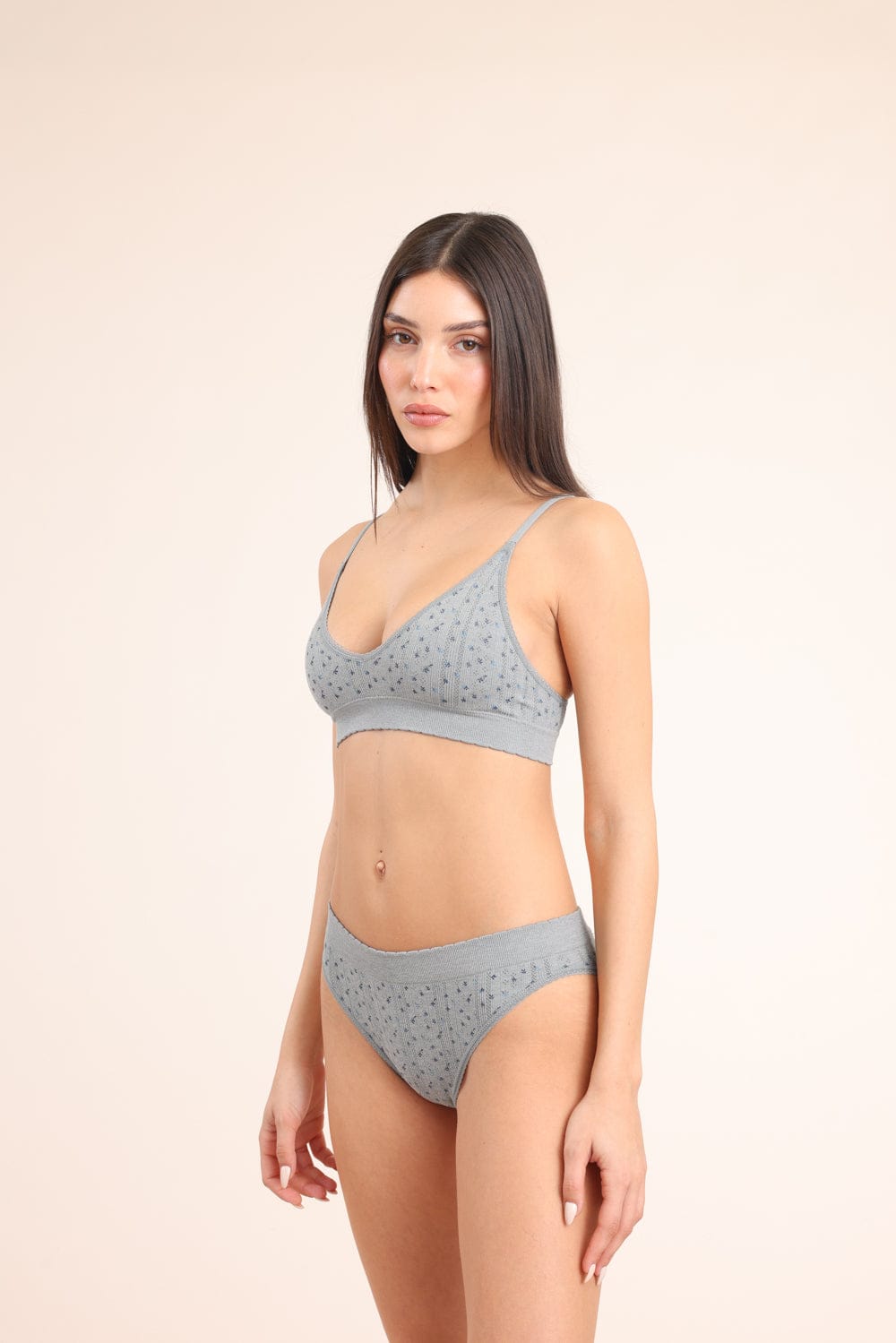 FOX נשים גופיה גוזייה מרופדת נשים וי גוזייה מרופדת נשים וי