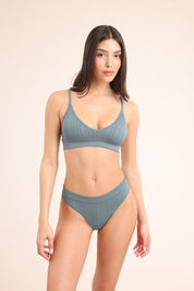 FOX נשים גופיה גוזייה מרופדת נשים וי גוזייה מרופדת נשים וי