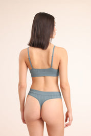 FOX נשים גופיה גוזייה מרופדת נשים וי גוזייה מרופדת נשים וי