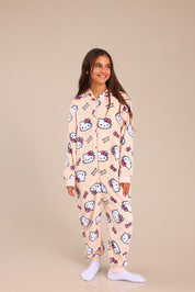FOX FOX שונות ופנאי ONESIE ממותג הלו קיטי ONESIE ממותג הלו קיטי