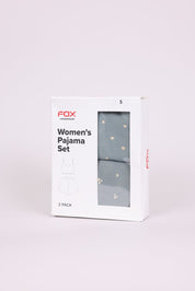 FOX נשים פיג'מה מארז סט פיג'מה נשים מארז סט פיג'מה נשים