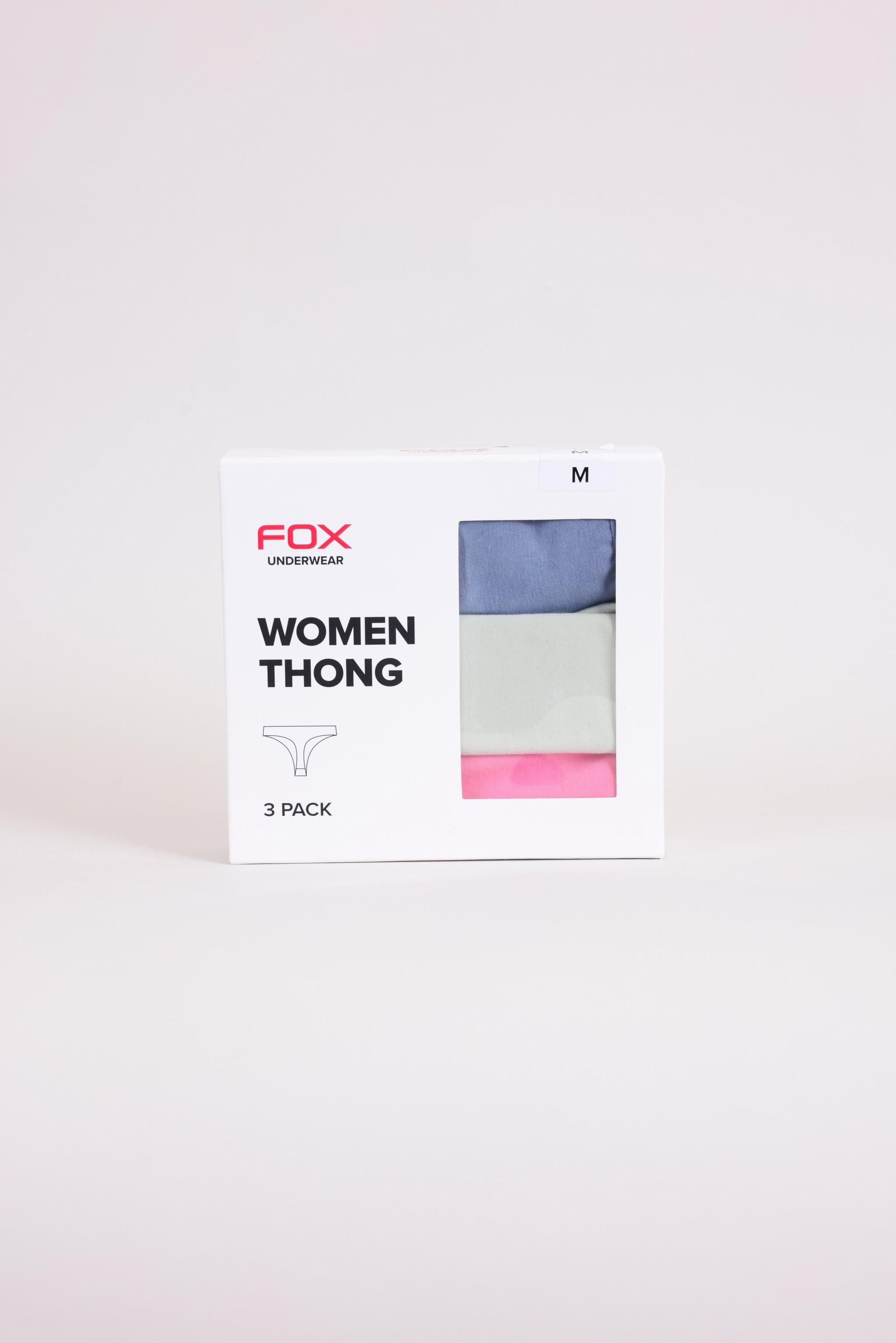 FOX אביזרים תחתונים מארז 3 תחתוני חוטיני מארז 3 תחתוני חוטיני