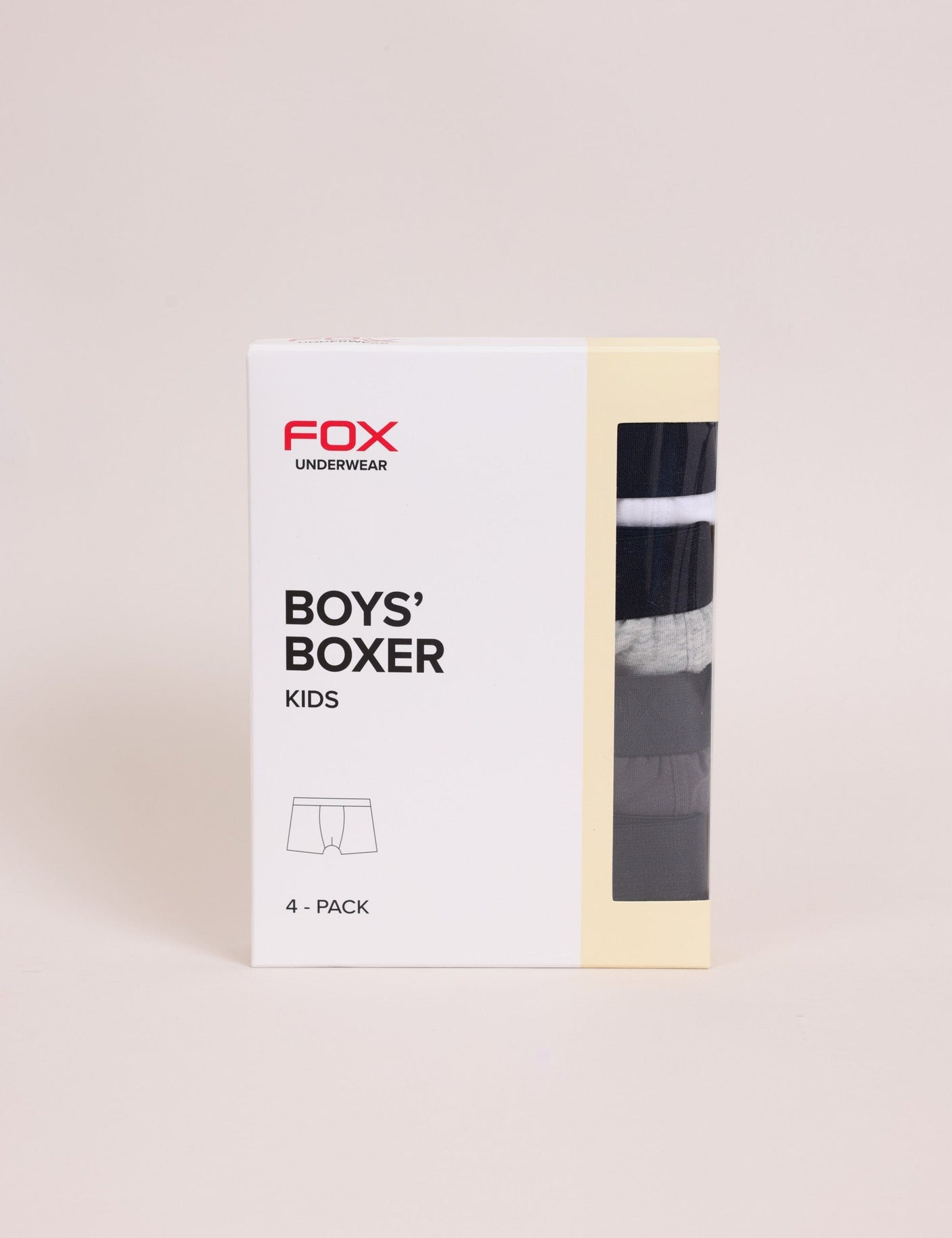 FOX FOX תחתונים בוקסר בנים שחור 4PP בוקסר בנים שחור 4PP