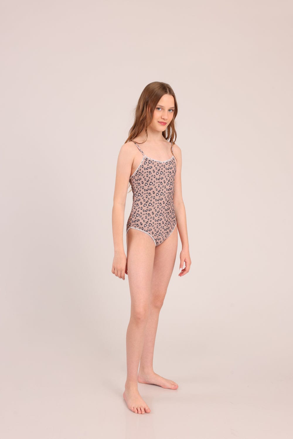 FOX בנות בגד גוף בגד ים שלם בגד ים שלם