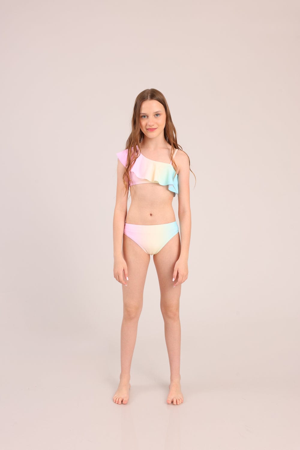 FOX בנות בגד גוף בגד ים שני חלקים בגד ים שני חלקים