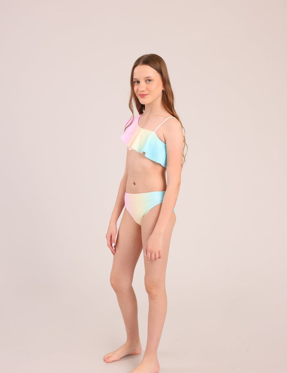 FOX בנות בגד גוף בגד ים שני חלקים בגד ים שני חלקים