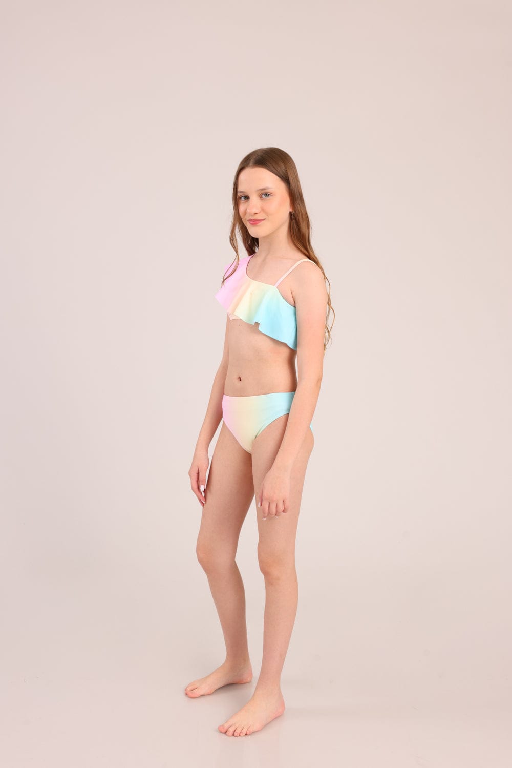 FOX בנות בגד גוף בגד ים שני חלקים בגד ים שני חלקים