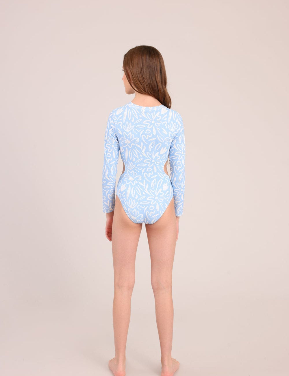 FOX בנות בגד גוף בגד ים שלם בגד ים שלם