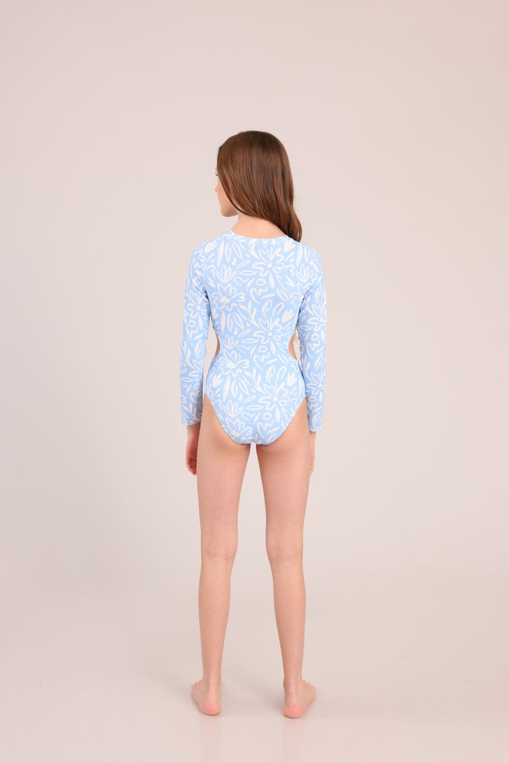 FOX בנות בגד גוף בגד ים שלם בגד ים שלם