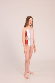 FOX בנות בגד גוף בגד ים שלם בגד ים שלם