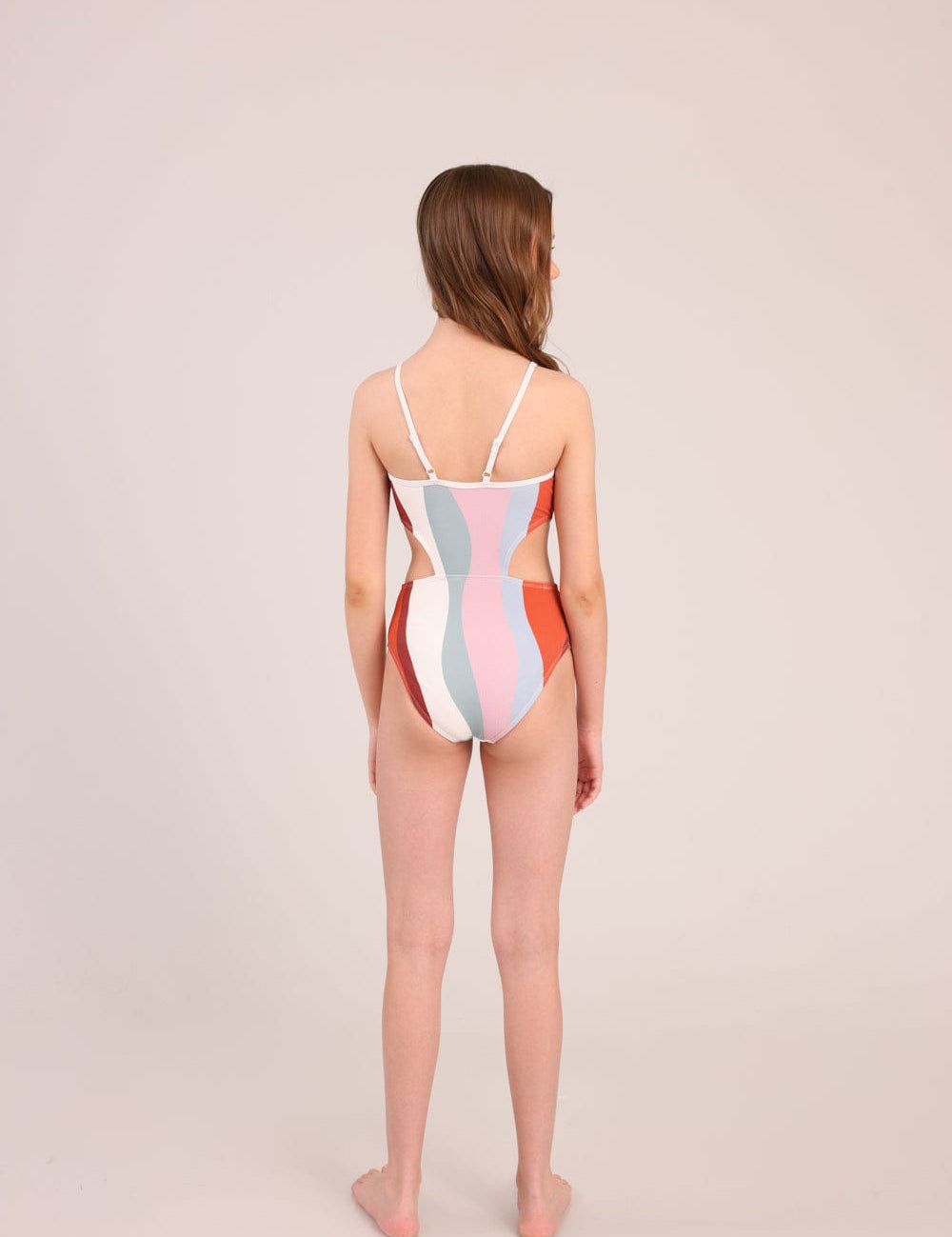 FOX בנות בגד גוף בגד ים שלם בגד ים שלם