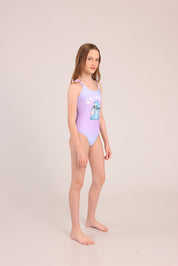 FOX בנות בגד ים בגד ים שלם ממותג סטיץ' דיסני בגד ים שלם ממותג סטיץ' דיסני