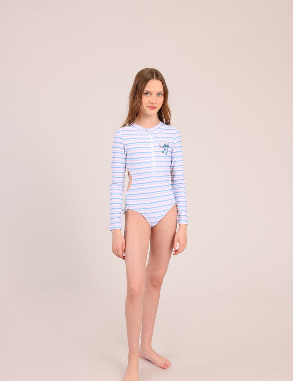 FOX בנות בגד ים בגד ים שלם ממותג סטיץ' דיסני בגד ים שלם ממותג סטיץ' דיסני