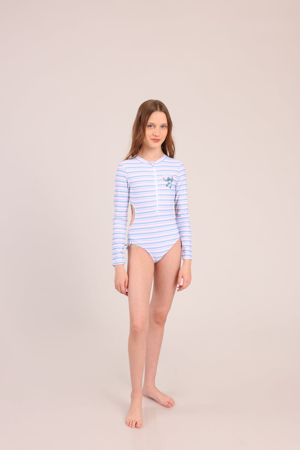 FOX בנות בגד ים בגד ים שלם ממותג סטיץ' דיסני בגד ים שלם ממותג סטיץ' דיסני