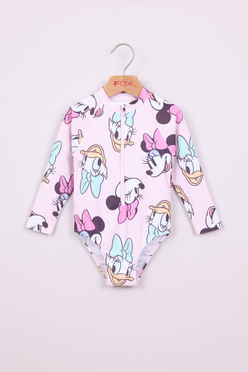 FOX תינוקות בנות אחר בגד ים שלם ממותג מיני מאוס ודונלד דאק דיסני בגד ים שלם ממותג מיני מאוס ודונלד דאק דיסני
