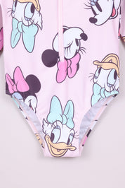 FOX תינוקות בנות אחר בגד ים שלם ממותג מיני מאוס ודונלד דאק דיסני בגד ים שלם ממותג מיני מאוס ודונלד דאק דיסני